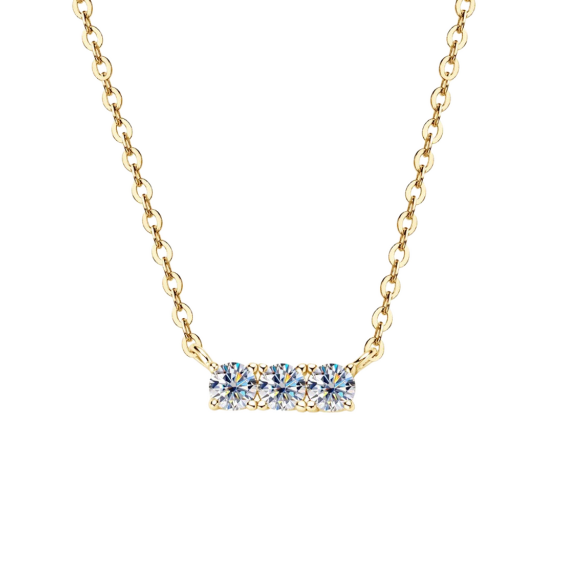 Chloe Necklace - Moissanite Diamond