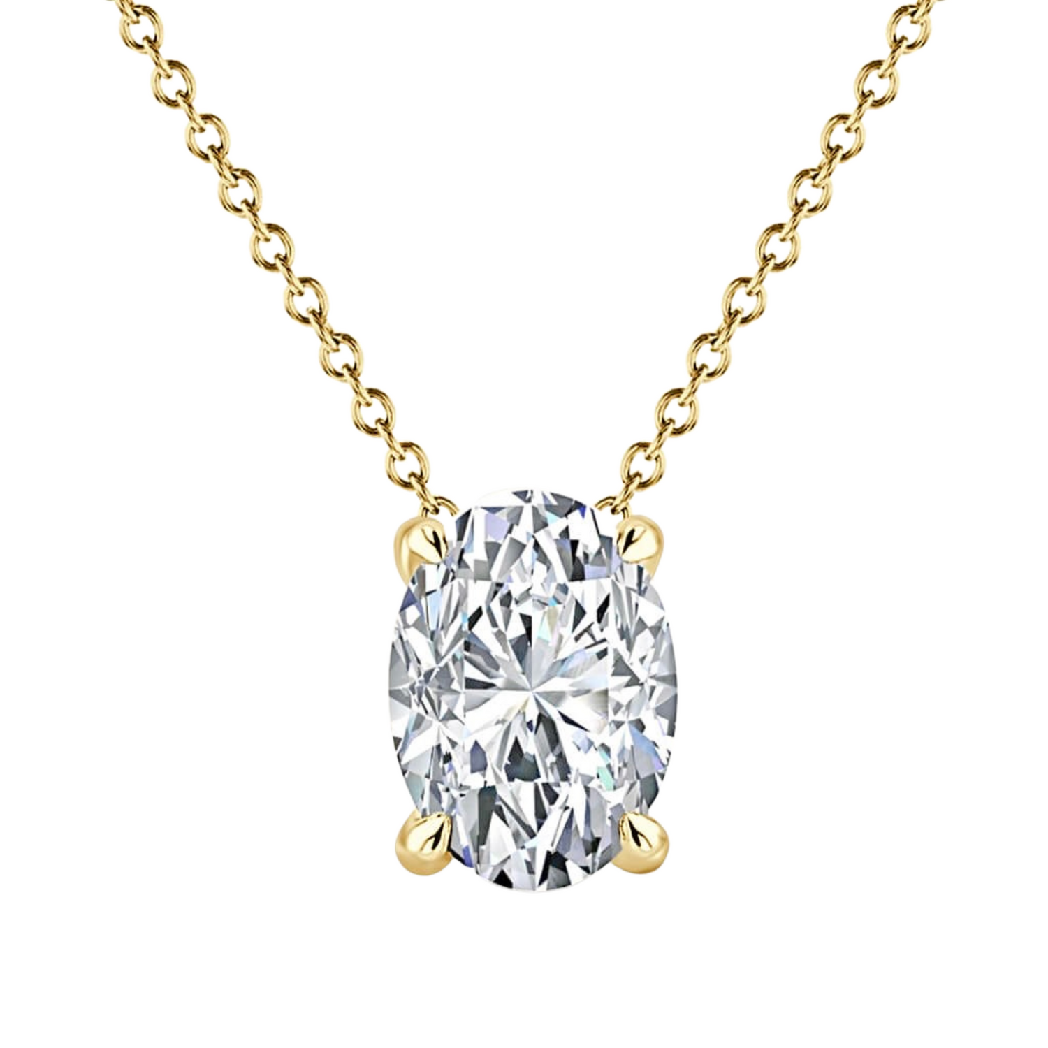 Blaire Necklace - White Lab Diamond