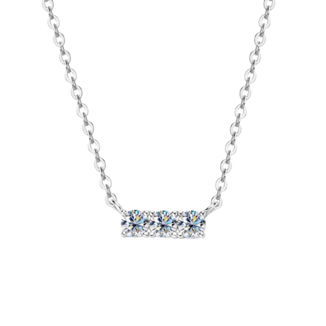 Chloe Necklace - Moissanite Diamond