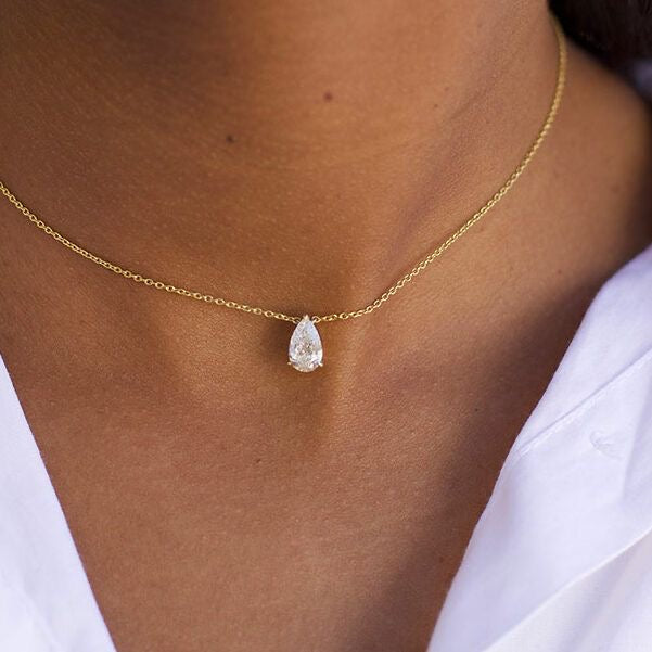 Serena Necklace - White Lab Diamond