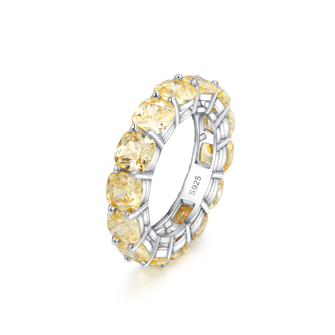 Hamptons Eternity Ring - Yellow Lab Diamond