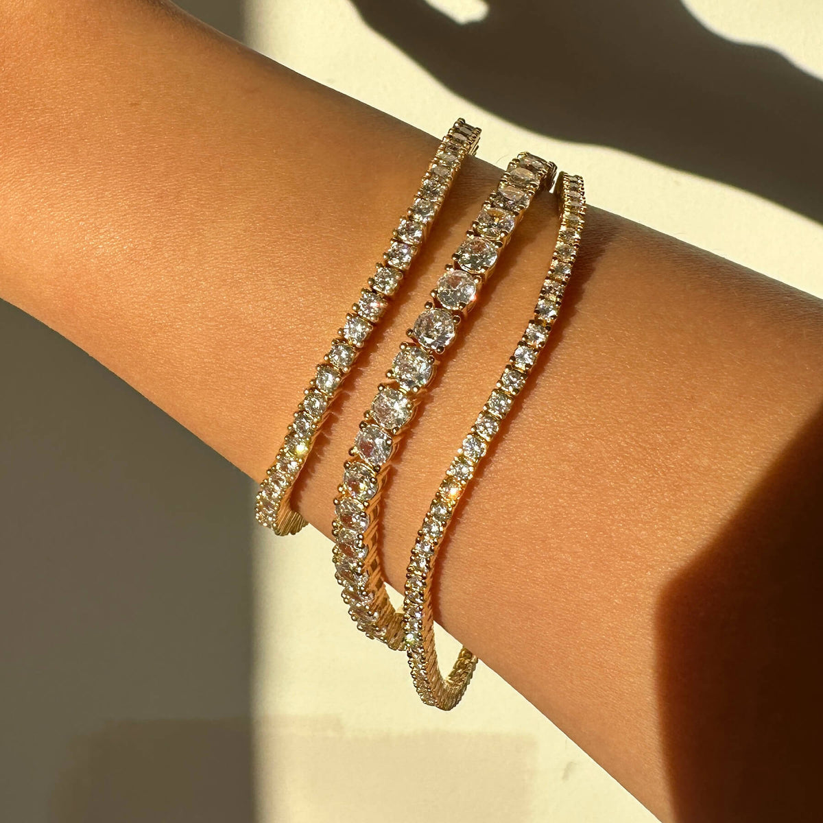 Kelly Tennis Bracelet - Moissanite Diamond