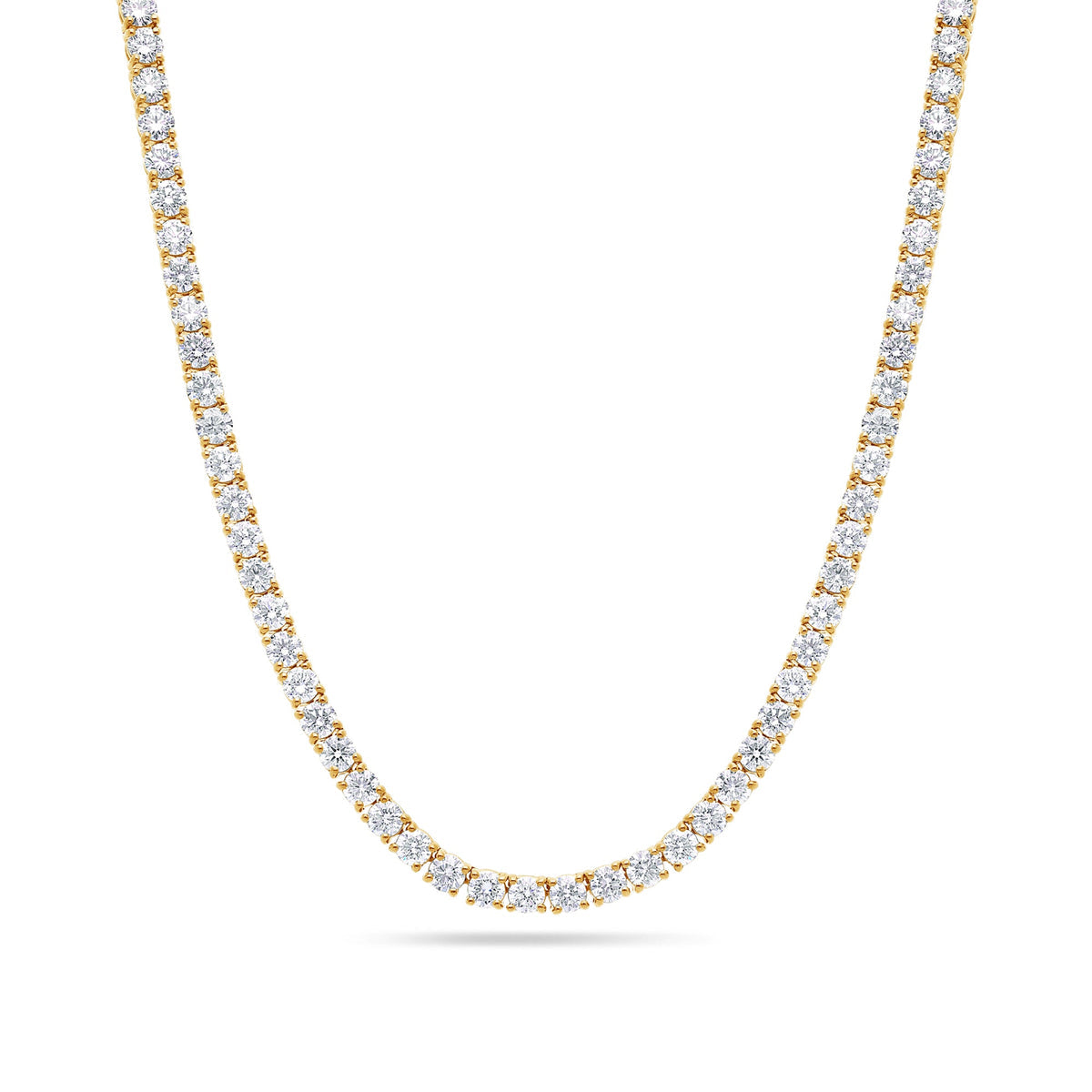 Kelly Tennis Necklace - Moissanite Diamond