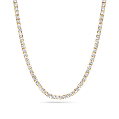 Kelly Tennis Necklace - Moissanite Diamond