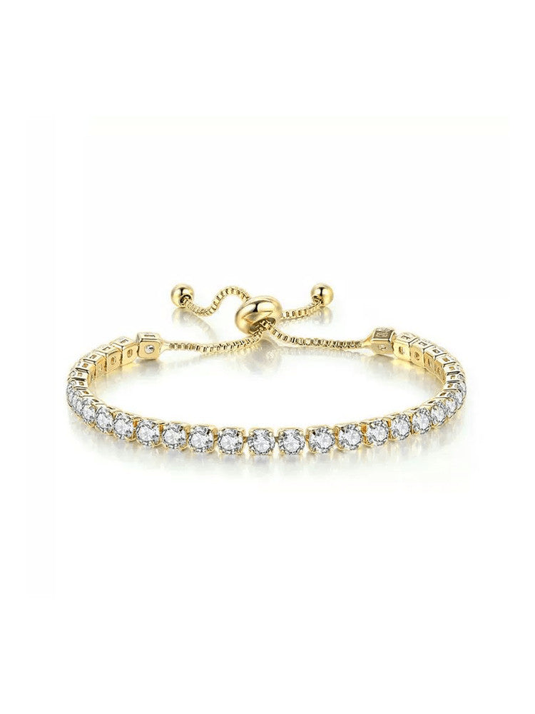 Adjustable Tennis Bracelet - Moissanite Diamond