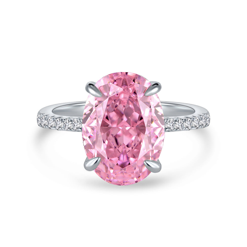 Bijou Pavé Ring - Pink Lab Diamond