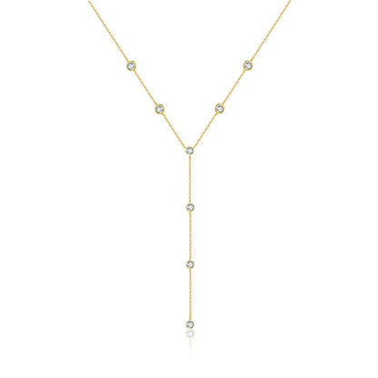 Bella Necklace - Moissanite Diamond