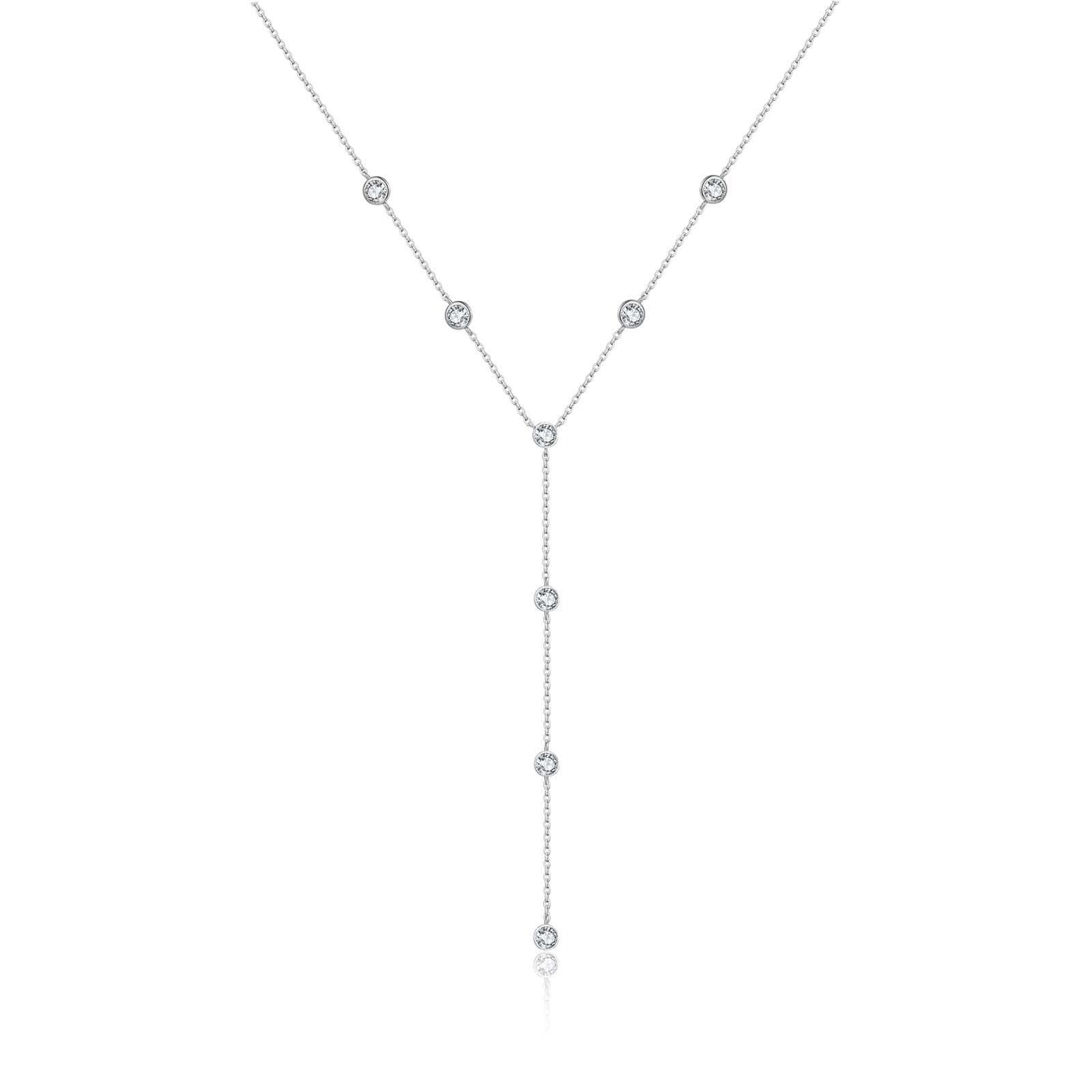 Bella Necklace - Moissanite Diamond