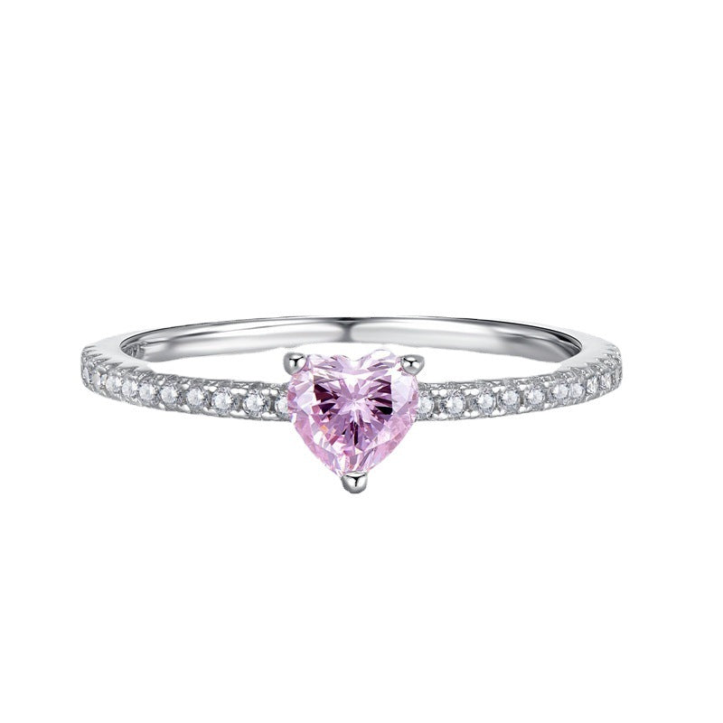 Gigi Promise Ring - Pink Lab Diamond