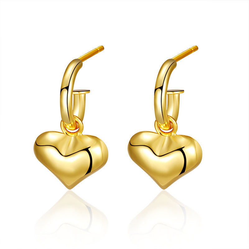 Chubby Heart Earrings